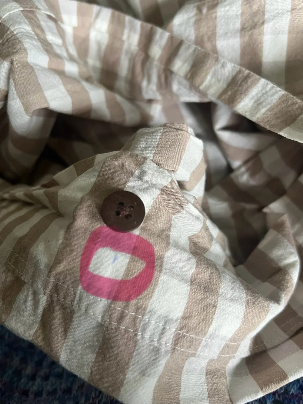 Coyuchi Organic Cotton Gingham Print Duvet Cover